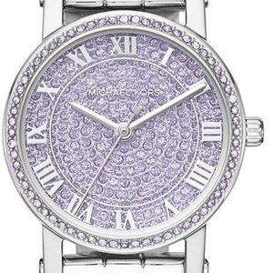 MK3848 Michael Kors Petite Norie Women's Watch Purple Crystals